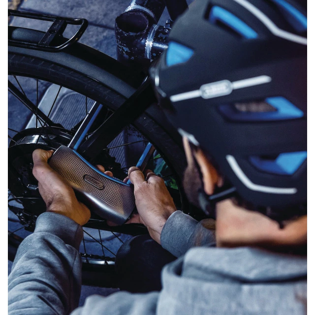 Abus Bügelschloss 770A/160HB230 SmartX™ Gray Inkl. Halter USKF 2 Abus Bügelschloss 770A/160HB230 SmartX™ Gray Inkl. Halter USKF – Bild 2