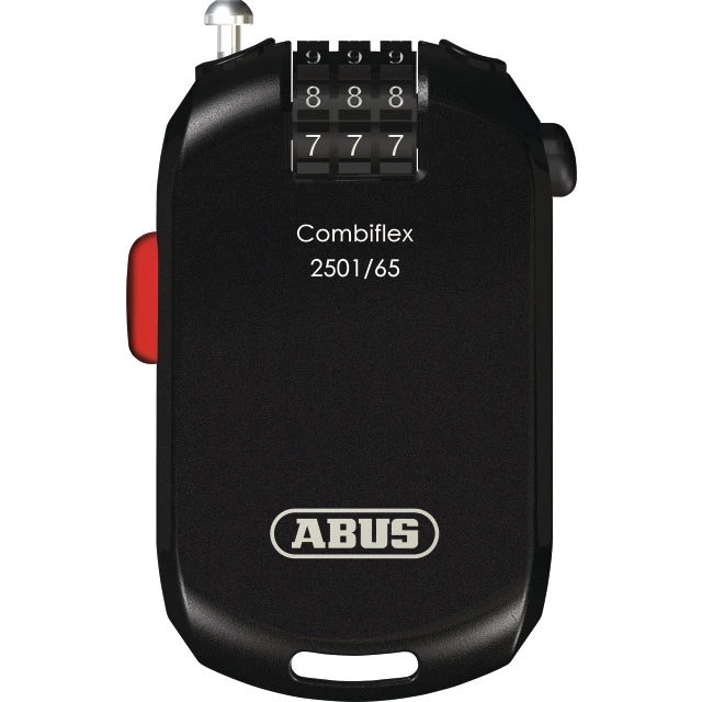 Abus CombiFlex 2501 65cm Code Black Schloss 1 Abus CombiFlex 2501 65cm Code Black Schloss