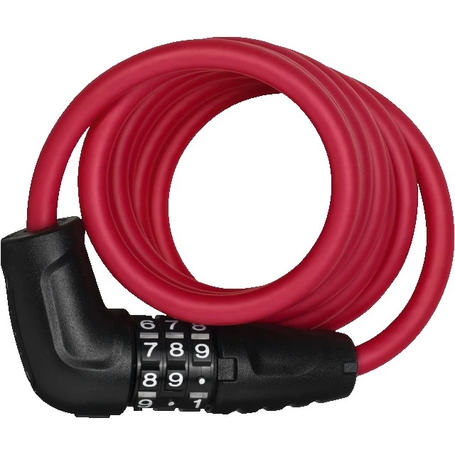 Abus Spiralkabelschloss Star 4508C Code 150cm Red 1 Abus Spiralkabelschloss Star 4508C Code 150cm Red