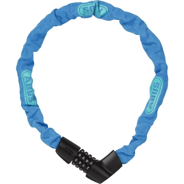 Abus Tresor 1385 Code Kettenschloss 75cm Neon Blue 1 Abus Tresor 1385 Code Kettenschloss 75cm Neon Blue