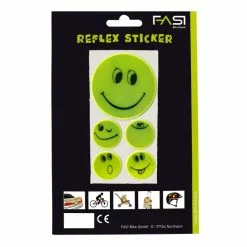 FASI Reflex-Sticker Smileys Gelb