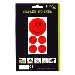 FASI Reflex-Sticker Smileys Rot