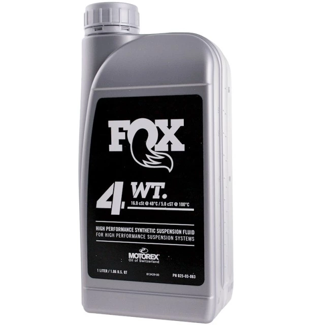 Fox High Performance Suspension Fluid 4WT 1 Liter 1 Fox High Performance Suspension Fluid 4WT 1 Liter
