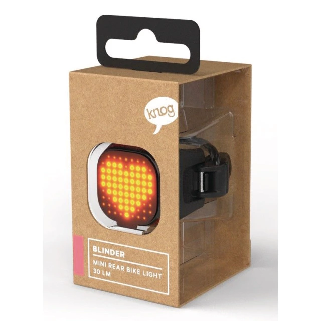 Knog Blinder Mini Love Rücklicht Schwarz 2 Knog Blinder Mini Love Rücklicht Schwarz – Bild 2