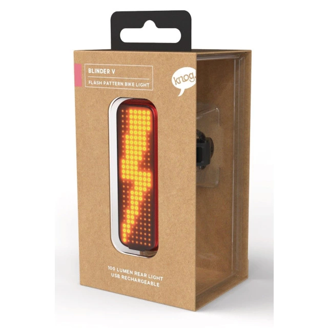 Knog Blinder V Bolt Rücklicht Schwarz 2 Knog Blinder V Bolt Rücklicht Schwarz – Bild 2