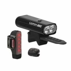 Lezyne Connect Drive Pro 1000XL / Strip Connect Lichtset Black