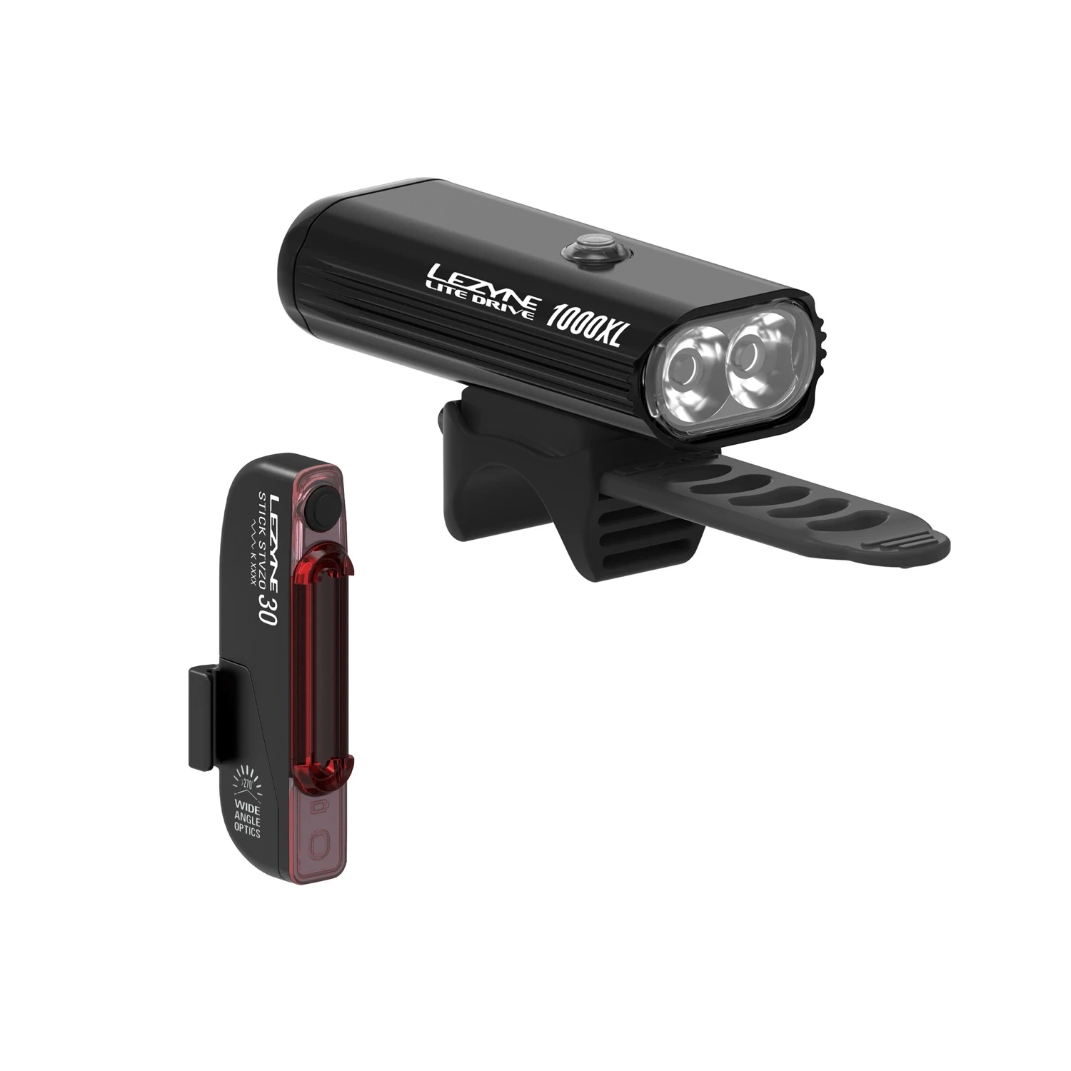 Lezyne Lite Drive 1000XL / Stick Drive Lichtset 1 Lezyne Lite Drive 1000XL / Stick Drive Lichtset