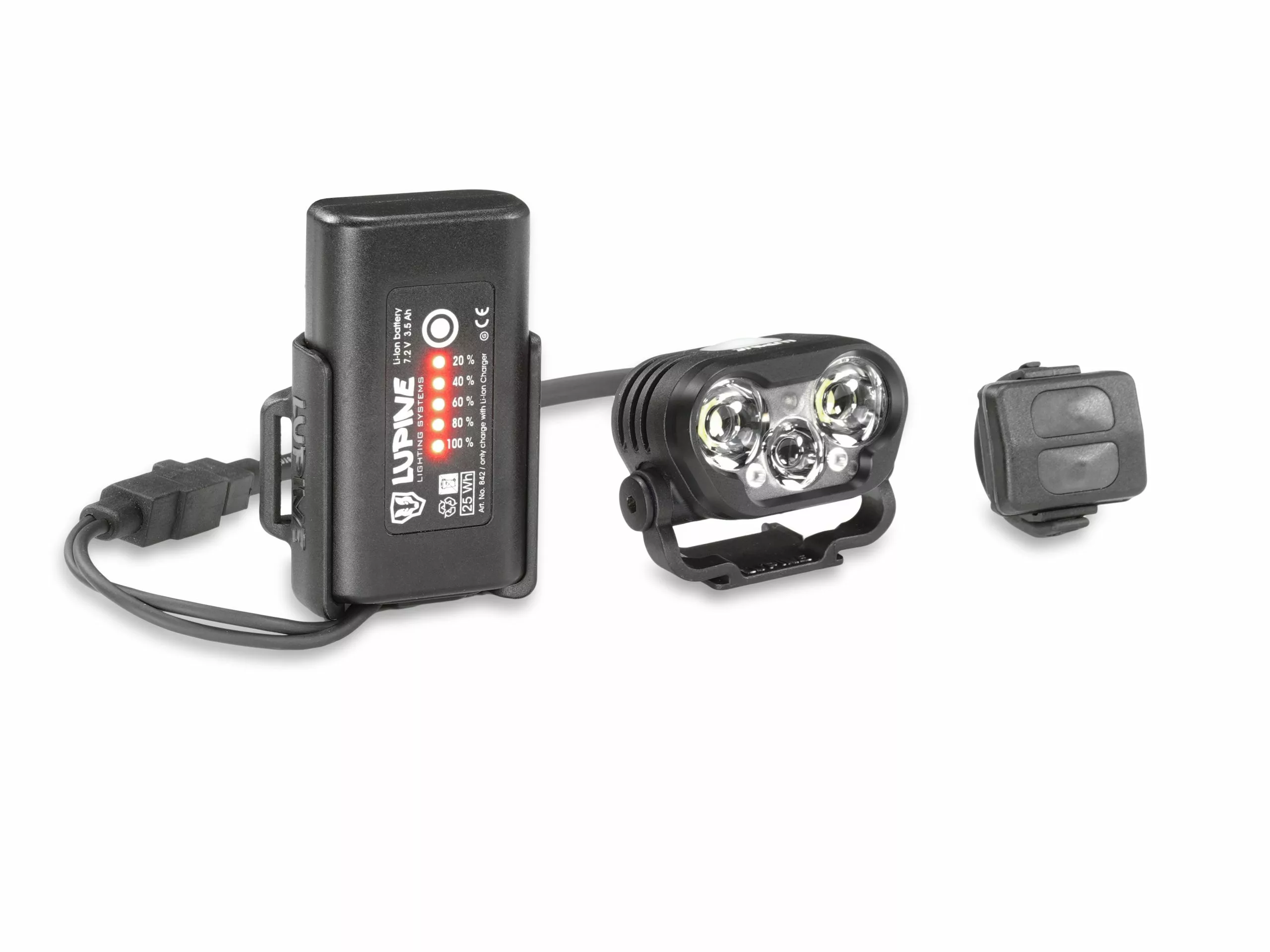 Lupine Blika All-In-One 2400 Lumen Scheinwerfer - Set 2 Lupine Blika All-In-One 2400 Lumen Scheinwerfer - Set – Bild 2