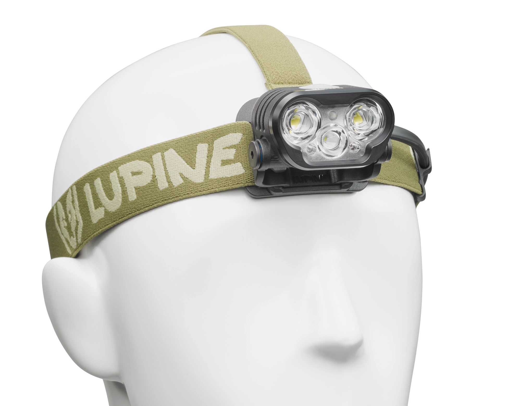 Lupine Stirnband FrontClick Neo/Piko/Blika Oliv 1 Lupine Stirnband FrontClick Neo/Piko/Blika Oliv