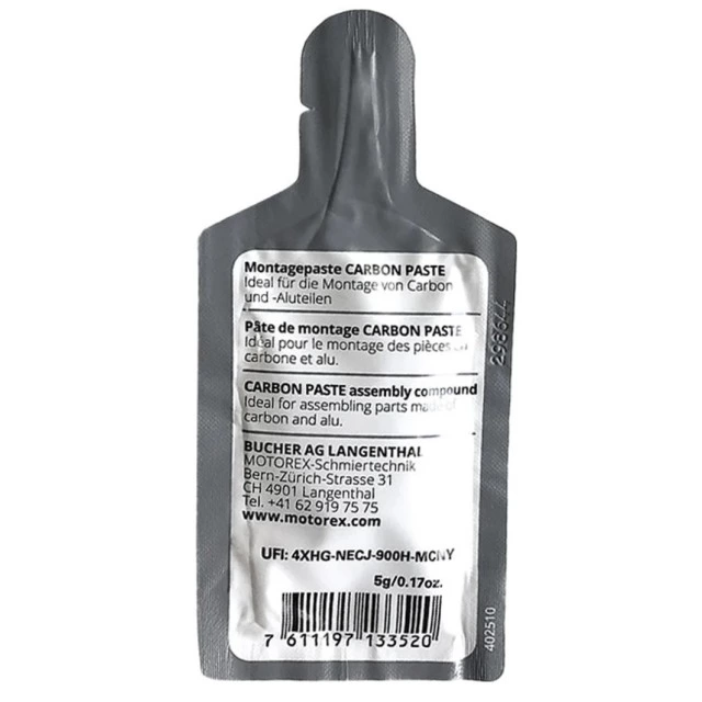 Motorex Carbon Grease Montagepaste Beutel 5 G 2 Motorex Carbon Grease Montagepaste Beutel 5 G – Bild 2