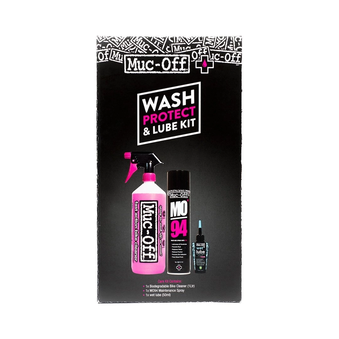 Muc-Off "Wash, Protect And Wet Lube" Kit 1 Muc-Off "Wash, Protect And Wet Lube" Kit