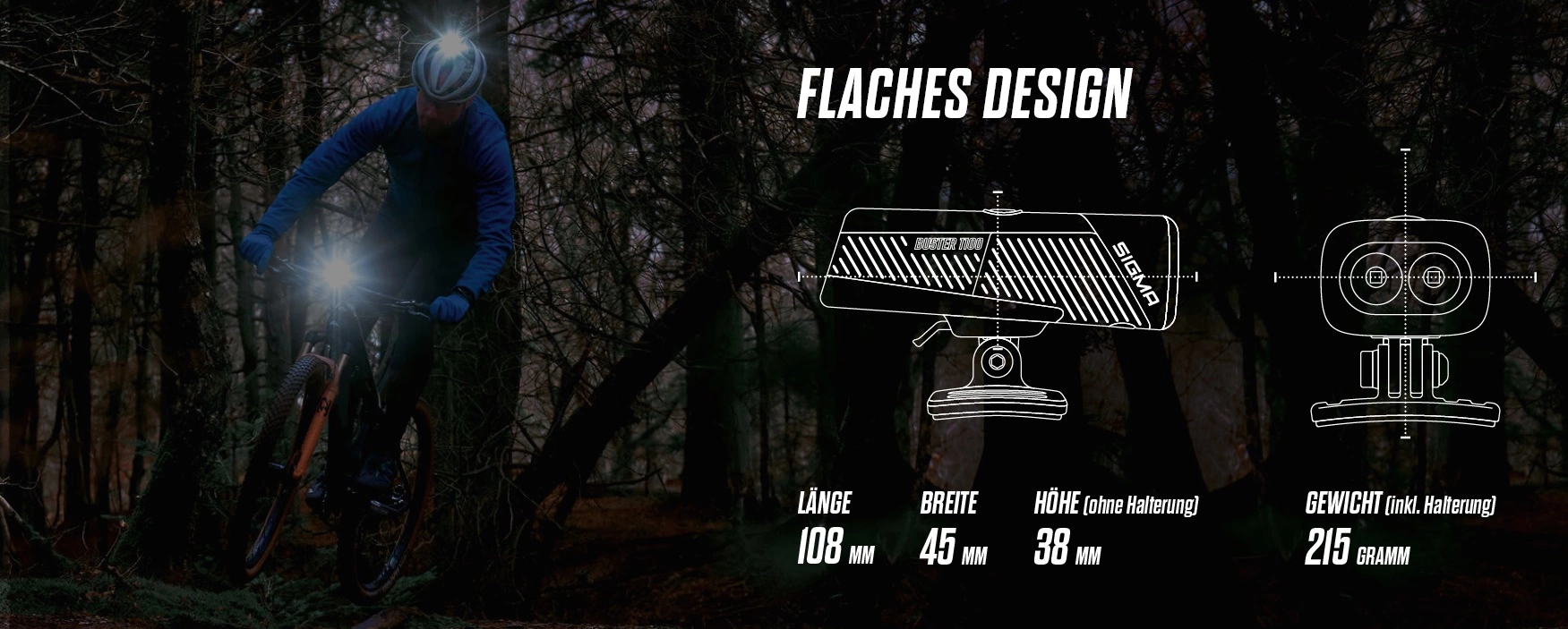 Sigma Buster 1100 Helmlampe 2 Sigma Buster 1100 Helmlampe – Bild 2