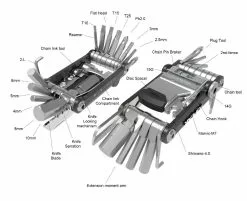 Topeak Mini PF30 Miniwerkzeug 16 Topeak Mini PF30 Miniwerkzeug -Velos Importe Boutique topeak mini pt30 black 5
