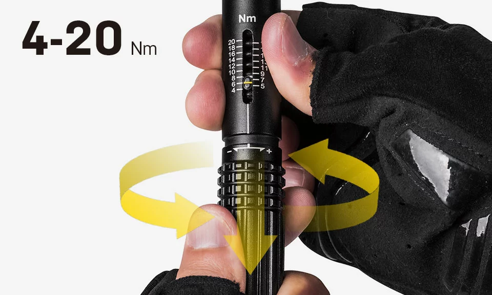 Topeak Torq Stick 4-20 Nm Drehmomentschlüssel 6 Topeak Torq Stick 4-20 Nm Drehmomentschlüssel – Bild 6